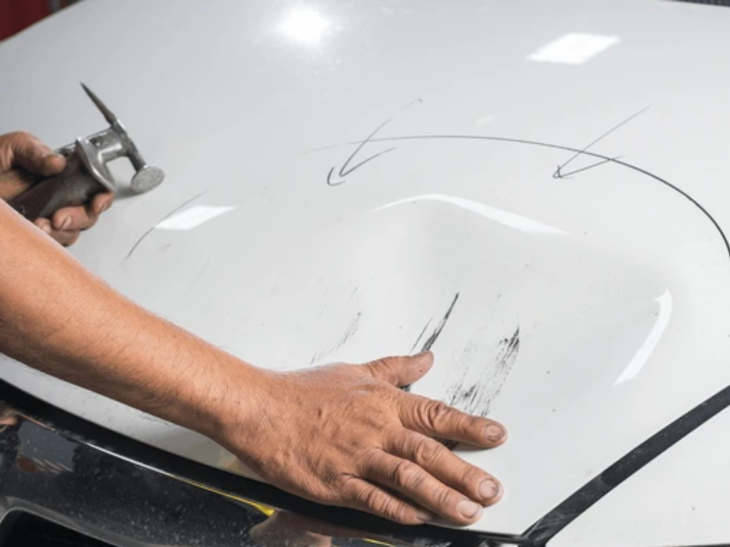 Bonnet Dent Removal 1